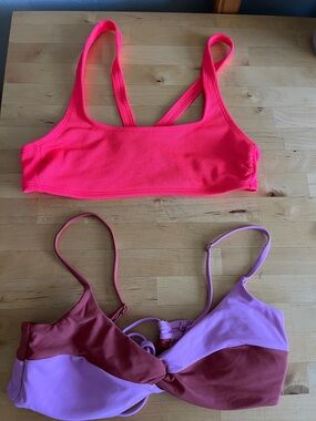 2 piece Bikini Top Bundle - size Large Juniors